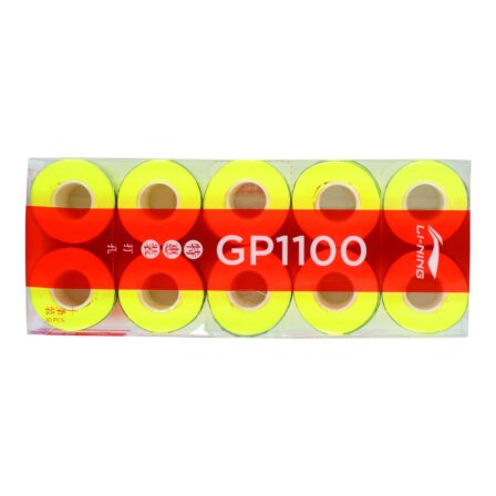 Li-Ning Grip GP1100 10-Pack Lime Yellow