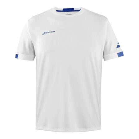 Babolat Play Crew Neck Tee White/White