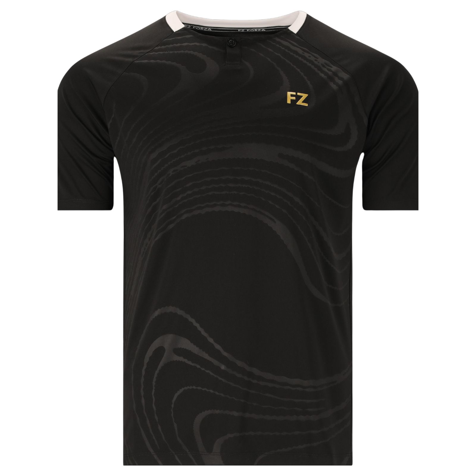 Forza-Azissi-T-shirt-black-Badminton-t-shirt