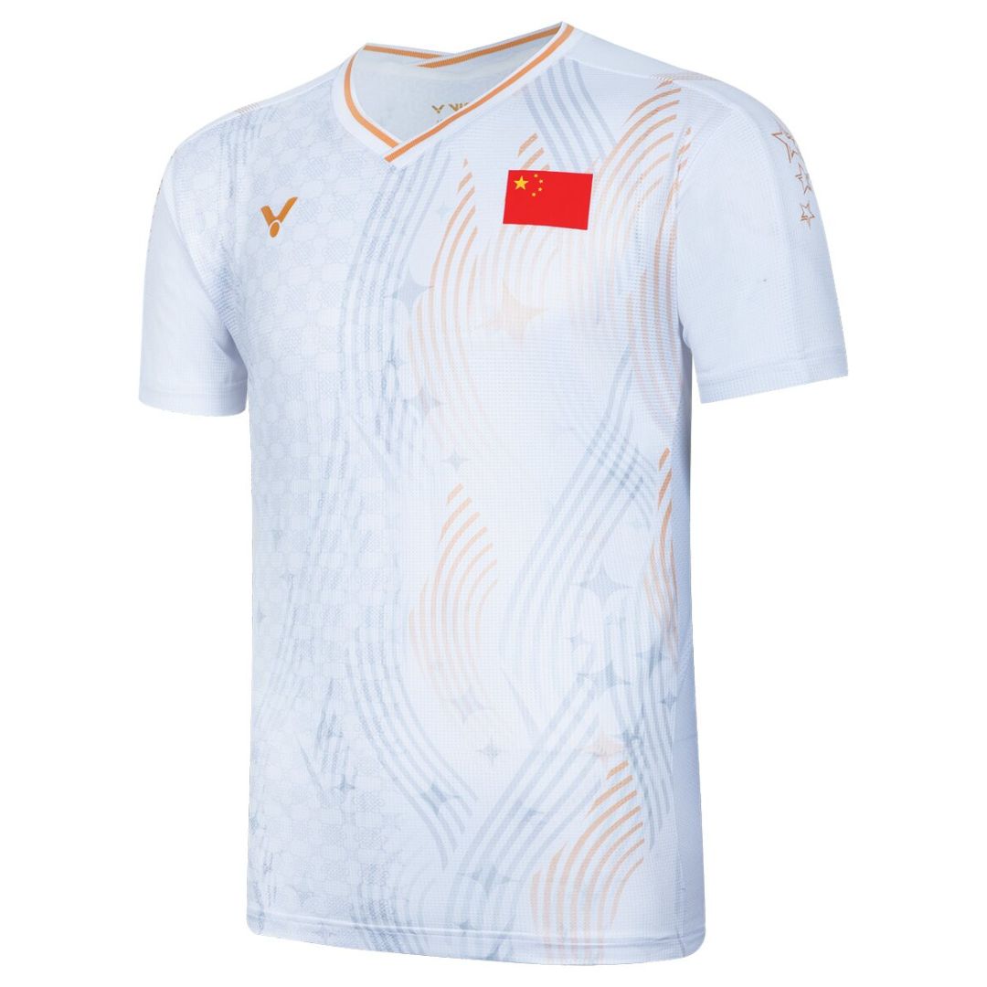 T-shirt De Sport VICTOR Pour Homme – Bleu Et Violet, Parfait Pour Le Badminton, La Course Et Le Tennis