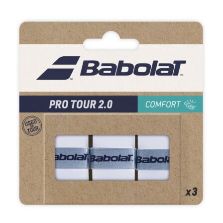 Babolat Pro Tour 2.0 3-Pack White