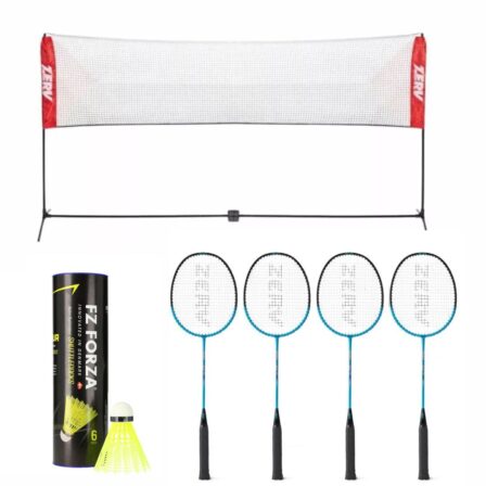 ZERV Kit Badminton d’Extérieur Deluxe