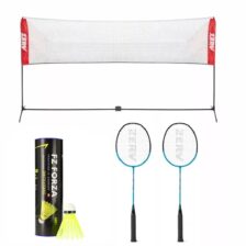 ZERV Kit de badminton d’extérieur