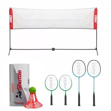 ZERV Kit Badminton d’Extérieur Famille